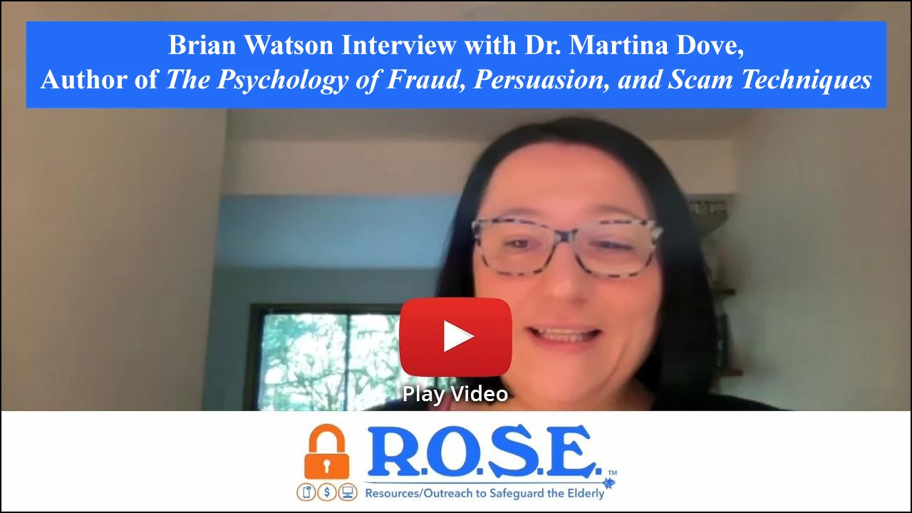 Brian Watson Interviews Dr. Martina Dove